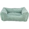 TRIXIE Cuccia ortopedica per cani Vital Jonna 80 x 60 cm, in salvia - Cuscino per cani anziani - delicato sulle articolazioni e allevia - 37261