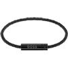 BOSS - Bracciale da uomo in pelle nera con chiusura magnetica | Collezione ARES AIR, SKU: 1580875