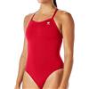 TYR Sport Girl' s Durafast Elite Solid Diamondfit Swimsuit, Donna, Red