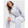 Juicy Couture Womens JUICY COUTURE Diamante JC Logo Full Zip Hoodie - Grigio, grigio
