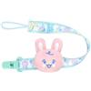 LittleForBig Catenella ciuccio per adulti Baby Parade Peluche Catenella per ciuccio, coniglietto rosa