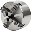 GMSLuu 4 mangimi per tornio, in acciaio autocentrante, 80 mm, diametro 2-63 mm, intervallo di serraggio 4800 giri/min, per torni CNC, smerigliatrici, fresatrici (125 mm)
