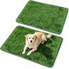 WEGREAT 2 toilette per cani in erba artificiale, 58 x 46 cm, per la casa, lavabile, per addestramento, tappetino per cuccioli, balcone, per casa e appartamento