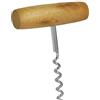 Metaltex - Cavatappi con manico in legno, acciaio inox, argento, 2,7 x 9,4 x 16 cm