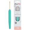 KnitPro Uncinetto Vybe in alluminio con impugnatura gommata - 4,50 mm