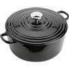 BK BOUR cocotte 28 cm 6,7 L ghisa smaltata, compatibile con induzione, adatto al forno fino a 220 °C, lavabile in lavastoviglie, con coperchio