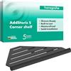 hansgrohe AddStoris S - Mensola doccia, cestino doccia, mensola angolare bagno, cestino sapone, accessori bagno, nero opaco, 41761670
