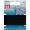 Prym-Nastro Elastico Seamed 1 m, 30 mm, Colore: Nero