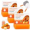 Aojahkjew Persimmon Soap - Sapone naturale cachi, per viso e corpo, 3 pezzi | Deodorante idratante e lenitivo per il corpo, sapone delicato per tutti i tipi di pelle