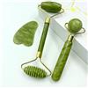 Hau3sh3a Gua Sha, strumento di giada per massaggio Guasha, per raschiare il viso e per la SPA Gua Sha, strumento Gua Sha per viso più sottile e contouring, verde (verde)