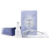Dermaroller Kit iniziale per il tuo viso: maschera ialuronica (10 pezzi) + set originale Dermaroller HC902 - 162 aghi veri - Microneedling professionale per la casa - Made in Germany