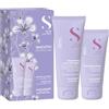 ALFAPARF MILANO Semi di Lino Mini Set Smooth per capelli ribelli. Smoothing Low Shampoo 75 ml - Shampoo delicato lisciante & Smoothing Mask 50 ml - Maschera lisciante