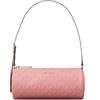 Michael Kors Pochette da donna Izzy Small Barrel, Hardware color oro/Pelle/Primula, taglia unica