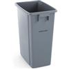 AmerBox Abfalleimer schmal, 60L, Hellgrau, 455x315x(H)580mm