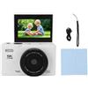 Gistuch fotocamera digitale 5k 75MP HD 18x zoom autofocus retro mirrorless con schermo da 3 pollici per la fotografia di viaggio Bianco