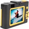 Gistuch Fotocamera digitale 1080P 50 MP HD con doppio obiettivo Wireless 16X Zoom Anti Shake compatta con riproduzione MP3 per fotografia video Vlogging Giallo