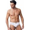 Nottingham 6 o 12 Slip Uomo 7000 Fianco Medio con Elastico Ribattuto in Cotone Mercerizzato