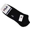 Fila 6 PEZZI CALZE SPORTIVE, LEGGERE IN COTONE MERCERIZZATO, FANTASMINO INVISIBILE, SNEAKERS (6 PEZZI NERO, 43-46)