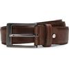 NAE Vegan Shoes Men's Vegan Belt Calaf Brown