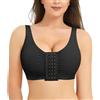 Nebility Reggiseno postoperativo Sportivo con Chiusura Frontale Racerback Donna Reggiseno da Compressione per Mastoplastica