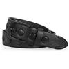 LEACOOLKEY - Cintura in pelle da donna per jeans, cintura da donna in pelle punk con borchie, cintura borchiata con borchie, S Fit Taille Größe 66-81cm(100cm)