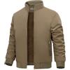 Lonya Giacca Bomber Invernale Uomo Giubbotto Pile Termica Aviator Jacket Antivento Impermeabili Casual Con Cerniera e Tasche