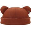 FANPOI Berretto Invernale per Donne e Uomini, Caldo Berretto Spesso Unisex Moda Street Fashion Orso Orecchio Hip Hop Moda Street, Borgogna, Taglia Unica