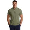 HIFI7 Camicia da Uomo Lino Estiva Henley Shirts Manica Corta T-Shirt Estive Leggero Magliette (IT, Testo, L, Regular, Regular, Verde)