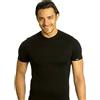 Axion 3 Maglie Uomo Axiom 7318 Collo A V in Cotone Elasticizzato (7, Nero)