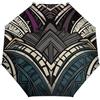 peiyeety Ombrello antivento con motivo geometrico Art Déco, protezione UV, apertura automatica, struttura robusta, leggera e resistente, ombrello da viaggio pieghevole di alta qualità per uomo e donna.