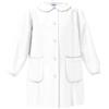 Siggi Group Grembiule Scuola SIGGI Linea Happy School - Elementare Bambina Colore Bianco Senza Ricamo - Abbottonatura Centrale con Bottoni.