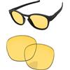 PapaViva Oakley Latch OOO9265 - Lenti di ricambio per occhiali da sole, 53 mm, colore: Giallo HD, Latch