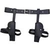 Oshhni Cintura da cowboy western con doppio supporto per cosplay, accessori per giochi di ruolo, eleganti per feste a tema Halloween, versatili e regolabili.