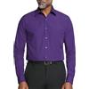 Van Heusen Poplin Regular Fit Solid Point Collar Dress Shirt Camicia Elegante Uomo