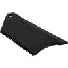 ibasenice Pettine per Cera da Surf Trapezoidale, Raschietto per Tavola da Surf in ABS Nero, Effetto Trama Carbonio, per Longboard e Skimboard, Surfing