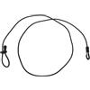 Luxshiny Cordino di Sicurezza per Pagaia Elastico in Nylon Nero, per Paddle Board e Canne da Pesca, Accessorio per Kayak e Canoa, per Pagaiata e Pesca in Mare