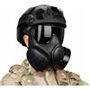 cuguoe Set casco tattico e maschera M50 Equipaggiamento protettivo con guscio rigido in ABS
