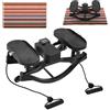 Brride Stepper per casa con fascia di resistenza e tappetino antiscivolo, Side Steppers