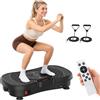 Roygym Pedana Vibrante, Vibration Plate Burever 180W, 200 Livelli di Intensità con 5 Programmi Preimpostati, Pedana Vibrante Per Allenamento Completo Con 2 Bande Elastiche E Telecomando