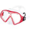 Abysstar Maschera sub in silicone POSEIDON Sr RED diving mask