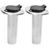 Tbest Portacanna da Barca Supporto Canna da Pesca 316 Acciaio Inox 15 Gradi