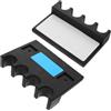 WRITWAA 2 Pezzi Porta Stecche da Biliardo Nero, Rack Compatto Antiscivolo