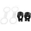 YARNOW 4 Pezzi Clip per Snorkel, Supporto per Tubo da Immersione a Forma di 8 in Silicone e ABS, per Maschera Subacquea, Fissaggio Facile, per Snorkeling e Fotografia Subacquea,