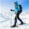 Xolmizyn Racchette da neve per uomo e donna, telaio in alluminio, suola antiscivolo, con borsa per il trasporto, dimensioni 63 x 21 cm, per scarpe da 38 a 48
