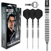 RED DRAGON Gian Van Veen Tour Edition Series - Freccette professionali in acciaio da 21 g, set di freccette professionali al 90% in tungsteno, con alette e steli