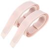 PACKOVE 2 Rotoli Nastro di Raso Rosa per Scarpe da Ballo Design Sofisticato, Larghezza 20mm, Lunghezza 2,5m per Esibizioni Sceniche e Comfort Antiscivolo