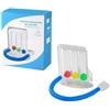 WNDUOKXH Spirometro per Allenamento polmonare, Efficace Strumento di | per adulti, progettato per misurare la respirazione con innovativi connettori a doppia scheda. Dispositivo per esercizi di