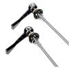 DONGLING Rilasci Rapidi per Bicicletta Spiedini for mozzo Ruota Bici 2 Pezzi MTB for Ciclismo su Strada e 1 Portapacchi for Bicicletta sul ripiano Anteriore