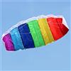 Sxhlseller Aquilone Acrobatico a Doppia, 3 Opzioni di Dimensioni, per | Colored Sport Kite with 30m Lines, for Beach Outdoor Play