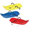 Sport One Bob Slittino da Neve Bob Slittino da Neve da 1 Posto Taglia Unica (80cm) 3 Colori Assortiti e con Freni e Superficie Anti-Scivolo per la Seduta